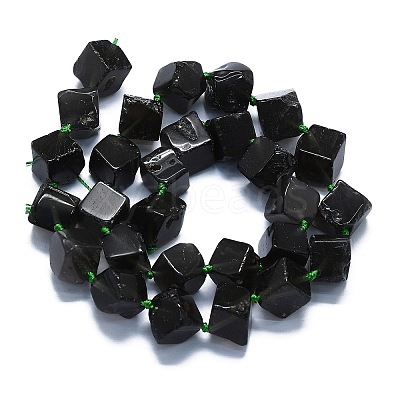 Natural Tektite Beads Strands G-K245-F06-03-1
