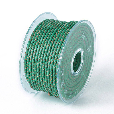 Braided Cowhide Cord WL-I004-3mm-B-09-1