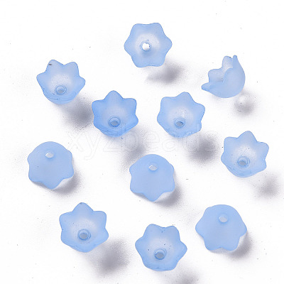 Transparent Acrylic Beads Caps PL543-5-1