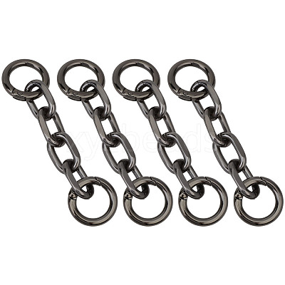 4Pcs Aluminum Cable Chain Bag Extension Chains DIY-DR0002-59C-1