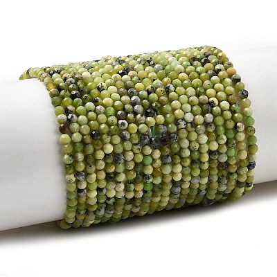 Natural Serpentine Beads Strands G-P603-C-2mm-06-1