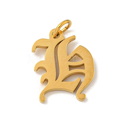 Ion Plating(IP) 304 Stainless Steel Charms STAS-I010-01G-H-1