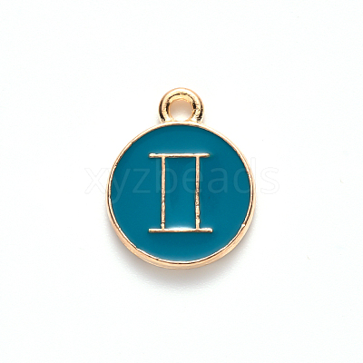 Alloy Enamel Pendants ENAM-S124-01A-05I-1