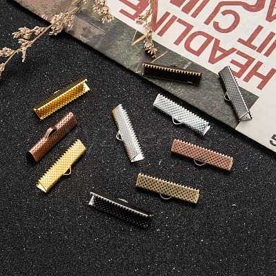 Mixed Iron Ribbon Crimp Ends E182Y-M-1