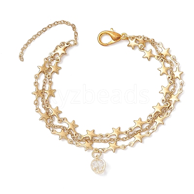 304 Stainless Steel Multi-layered Bracelets BJEW-JB12241-01-1