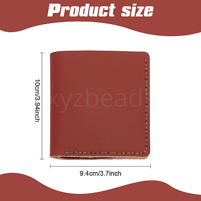 DIY Leather Men's Wallet Making Kits DIY-WH0349-228B-1