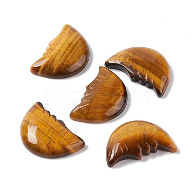 Natural Tiger Eye Cabochons G-E579-02E-1