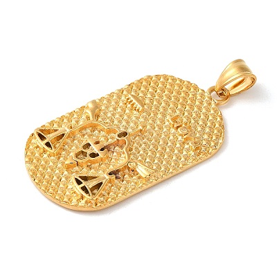 316L Surgical Stainless Steel Big Pendants STAS-B059-01G-09-1