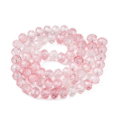 Transparent Glass Beads Strands GLAA-T023-10mm-A08-1