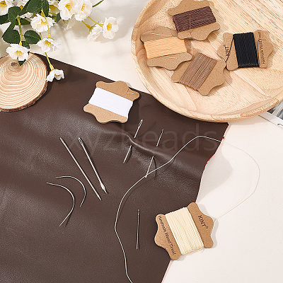 6 Bundles 6 Colors Waxed Cotton Cords OCOR-CY0001-96-1