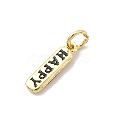 Brass Enamel Charms KK-P338-01G-G01-1