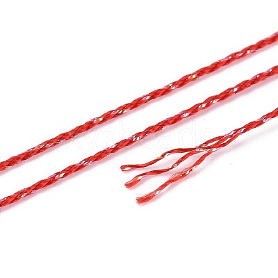 200M 6-Ply Sparkle Polyester Cord with Metallic Thread OCOR-T019-01A-09-1