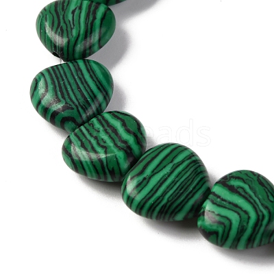 Synthetic Malachite Beads Strands G-I372-A16-01-1