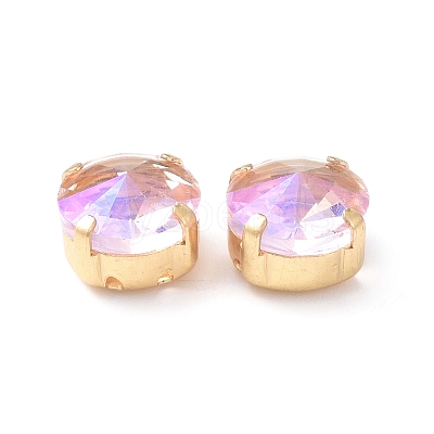 Moonlight Effect Flat Round Sew on Rhinestone RGLA-G018-01A-05-1