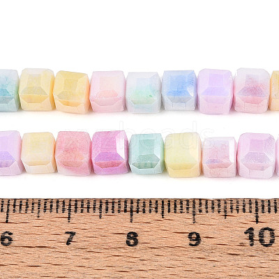 Anti-Tarnish Electroplate Glass Beads Strands GLAA-T025-6mm-10A-1