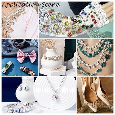 Sew on Rhinestone RGLA-T034-4x8mm-19-1