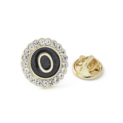 Letter Enamel Pins JEWB-S042-03O-G-1