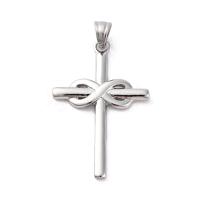 304 Stainless Steel Pendants STAS-L286-06P-1