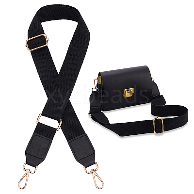 Cotton Adjustable Webbing Bag Straps PURS-WH0005-72LG-02-1