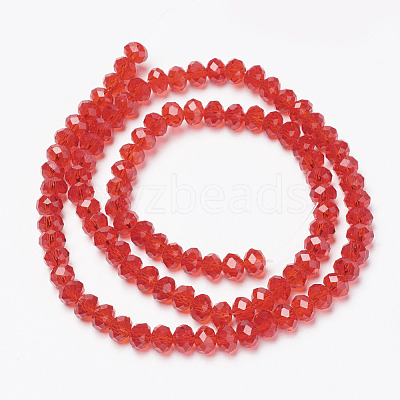 Glass Beads Strands EGLA-A034-T1mm-D01-1