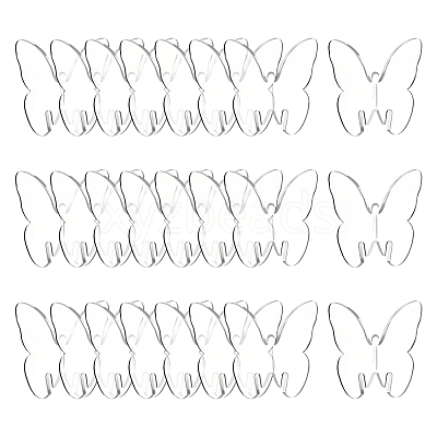 24Pcs Acrylic Wine Glass Charms AJEW-FG0003-46D-1
