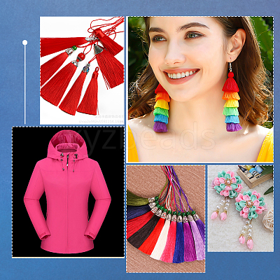 100Pcs 10 Styles Tibetan Style Alloy Beads Cone FIND-SP0001-68-1