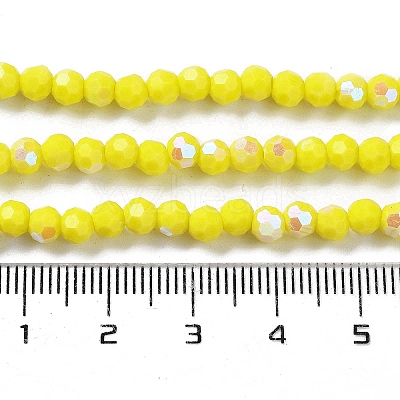 Opaque Glass Beads Strands EGLA-A035-P4mm-L04-1