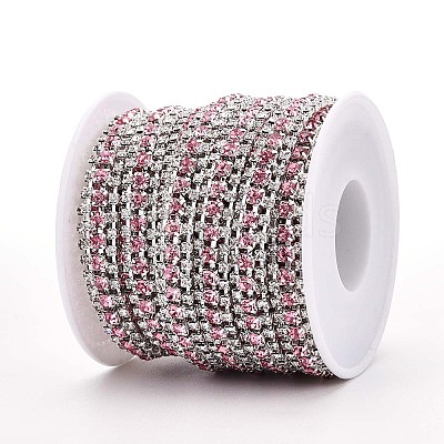 Iron Rhinestone Cup Chains CH-T006-04S-08-1