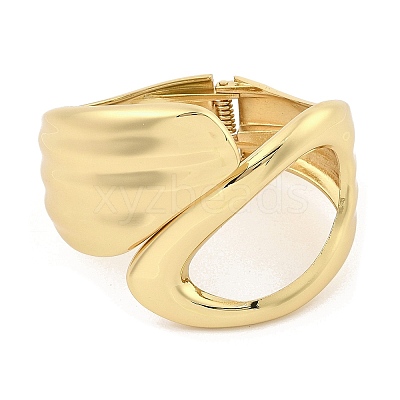 Alloy Bangles for Women BJEW-L629-12G-1
