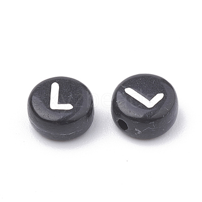 Opaque Acrylic Beads SACR-N002-02L-1