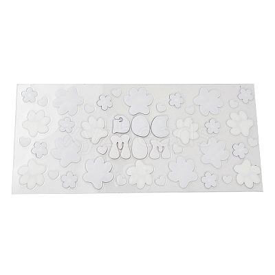 Clear Film Rub on Transfer Stickers for Glass Cups STIC-P009-G04-1