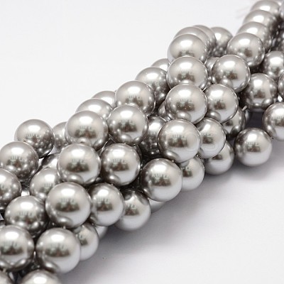 Shell Pearl Beads Strands BSHE-L026-05-10mm-1