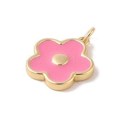 Rack Plating Brass Enamel Pendants KK-Z047-02D-RS-1