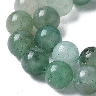Natural Green Aventurine Beads Strands G-Q462-10mm-20-1