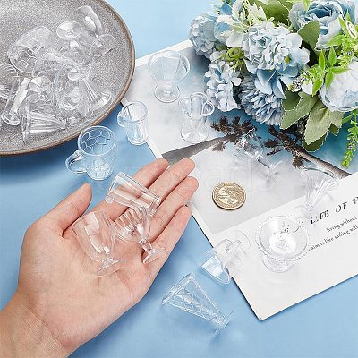28pcs 14 style Plastic Mini Sundae Cups KY-OC0001-16-1