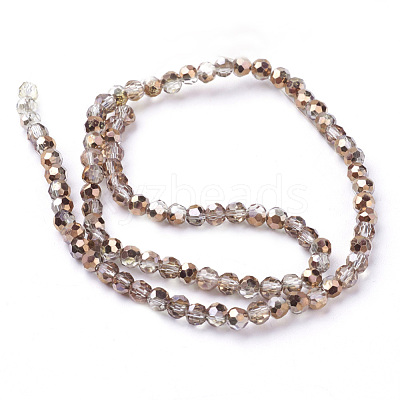 Electroplate Glass Beads Strands EGLA-J042-4mm-H03-1