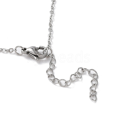 Plastic Pearl Graduated Beaded Necklace NJEW-F317-02P-1