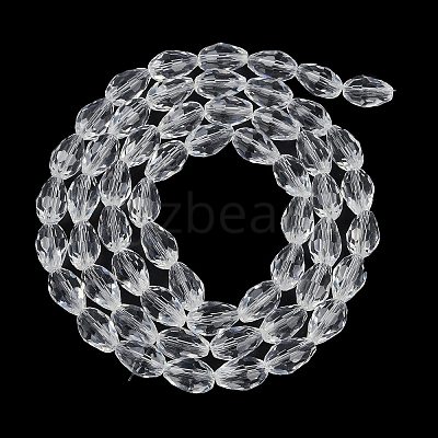 Transparent Glass Beads Strands EGLA-N013-T8mm-D01-1
