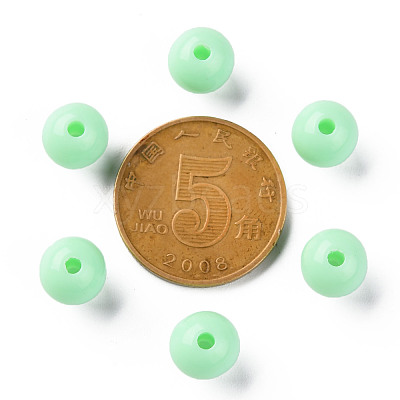 Opaque Acrylic Beads MACR-S370-C8mm-A05-1