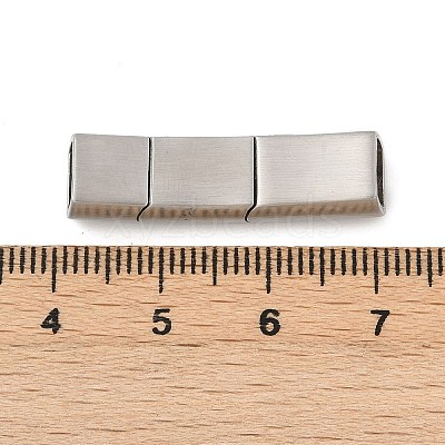 304 Stainless Steel Snap Lock Clasps STAS-U055-02B-P-1