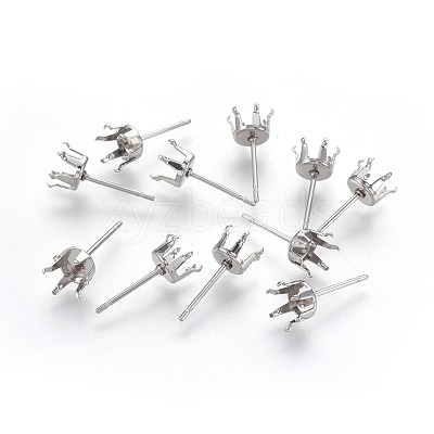Tarnish Resistant 304 Stainless Steel Stud Earring Findings STAS-P221-20D-P-1