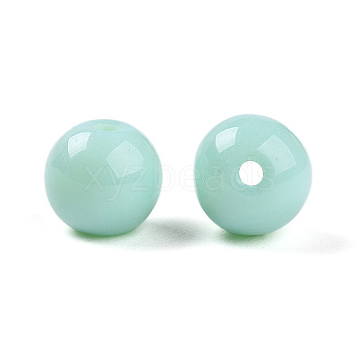 Opaque Solid Color Glass Beads LS-GLAA-N007-8mm-A12-1