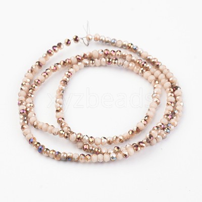 Electroplate Glass Beads Strands EGLA-P018-2mm-H07-3A-1