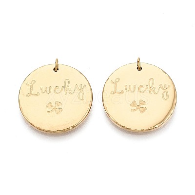 Ion Plating(IP) 304 Stainless Steel Pendants STAS-T060-39G-1