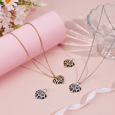 4Pcs 2 Colors Brass Micro Pave Cubic Zirconia Pendants KK-ME0004-69-1