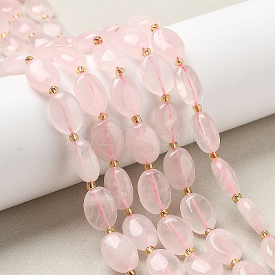 Natural Rose Quartz Beads Strands G-H005-A08-02AB-1