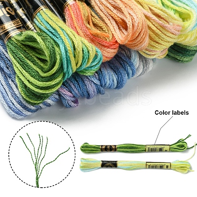 6-Ply Polyester Embroidery Floss OCOR-FZ0001-01F-1
