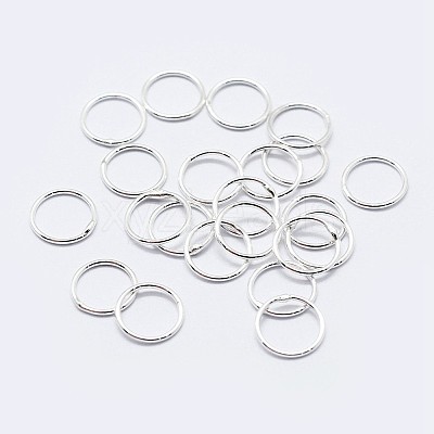 925 Sterling Silver Soldered Closed Jump Rings STER-F036-03S-0.7x4-1