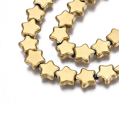 Electroplate Opaque Glass Beads Strand EGLA-S188-17-D01-1