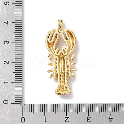 Brass Enamel Pendants KK-Z124-01G-01-1